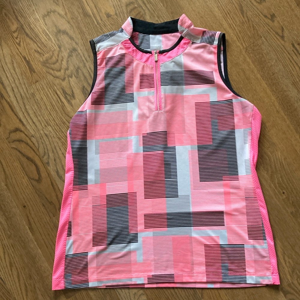 Tail, White Label sleeveless golf shirt